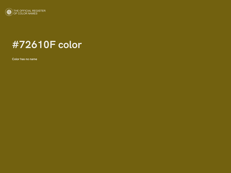#72610F color image