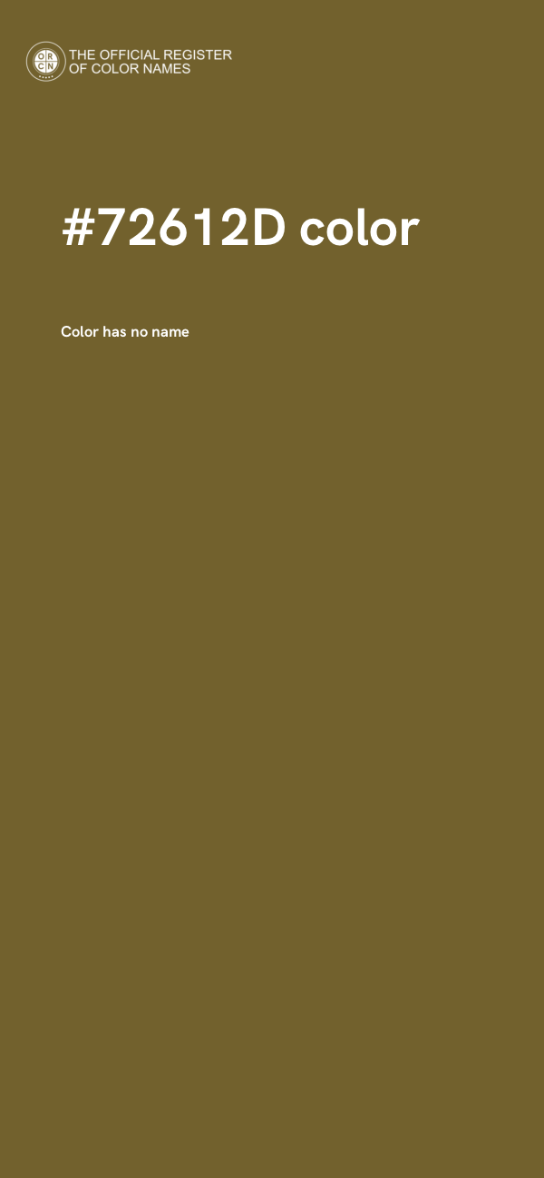 #72612D color image