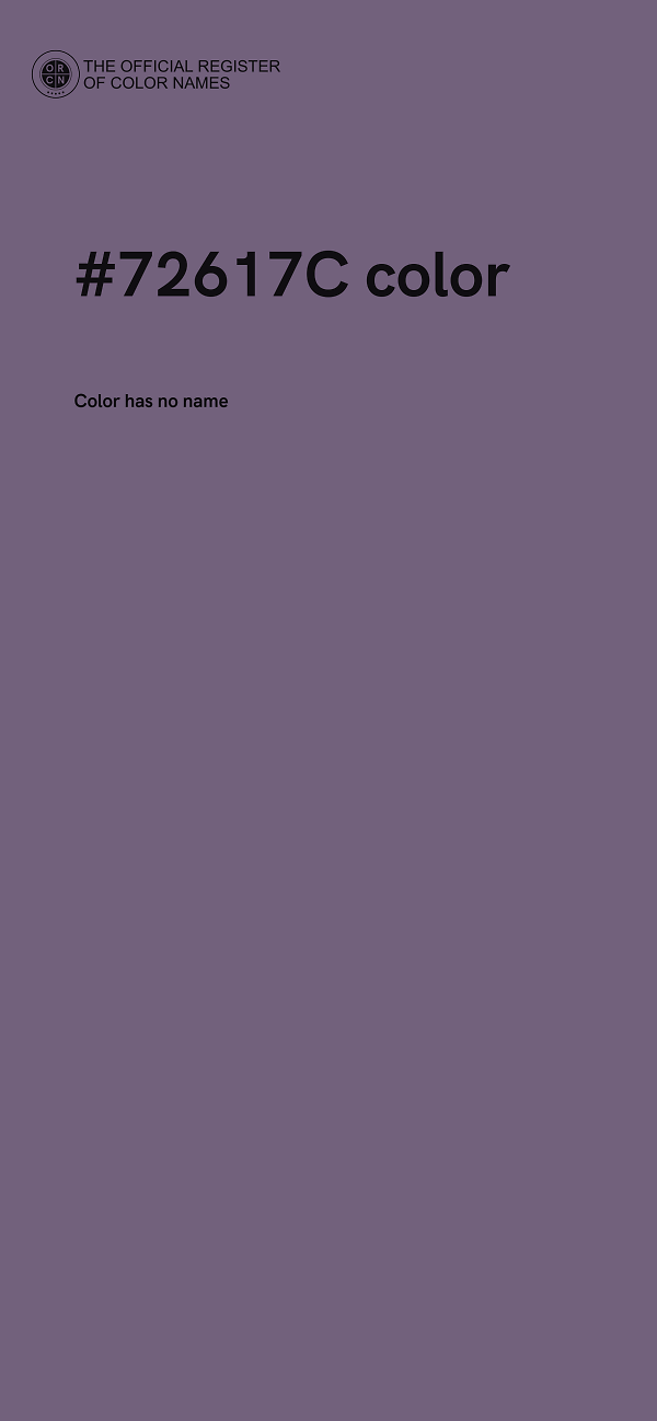 #72617C color image