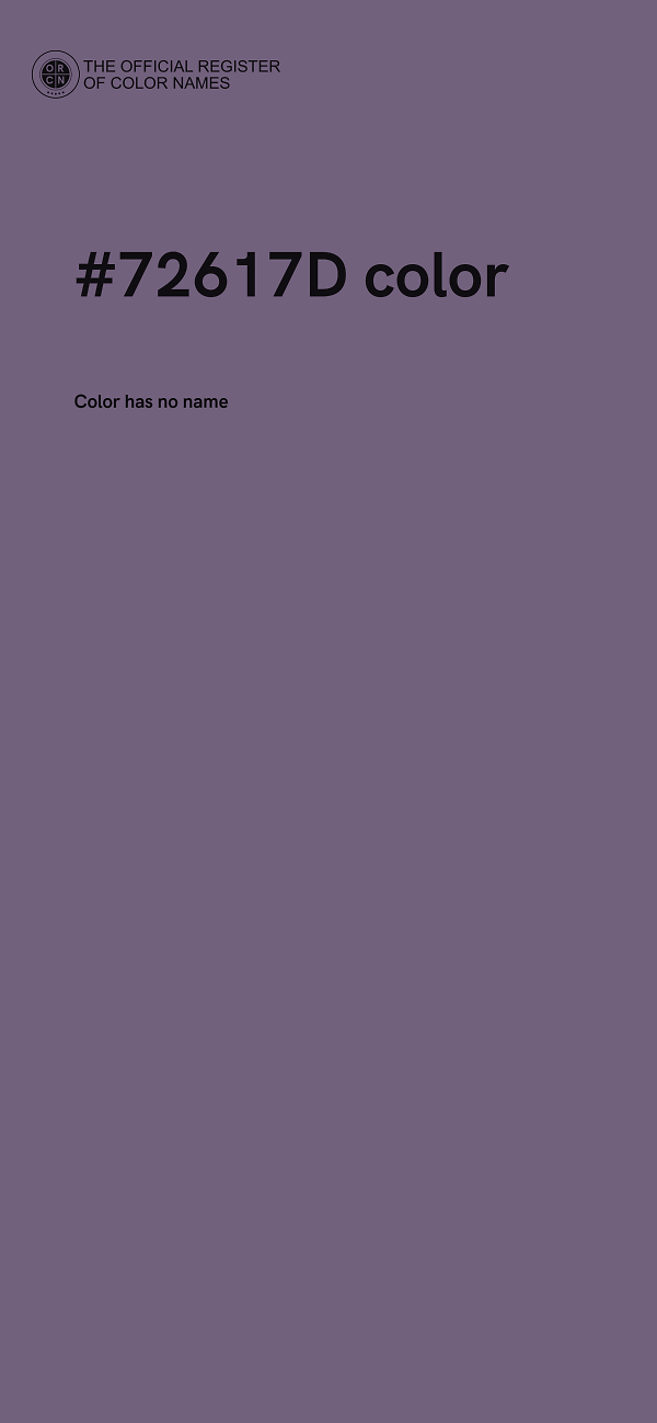 #72617D color image