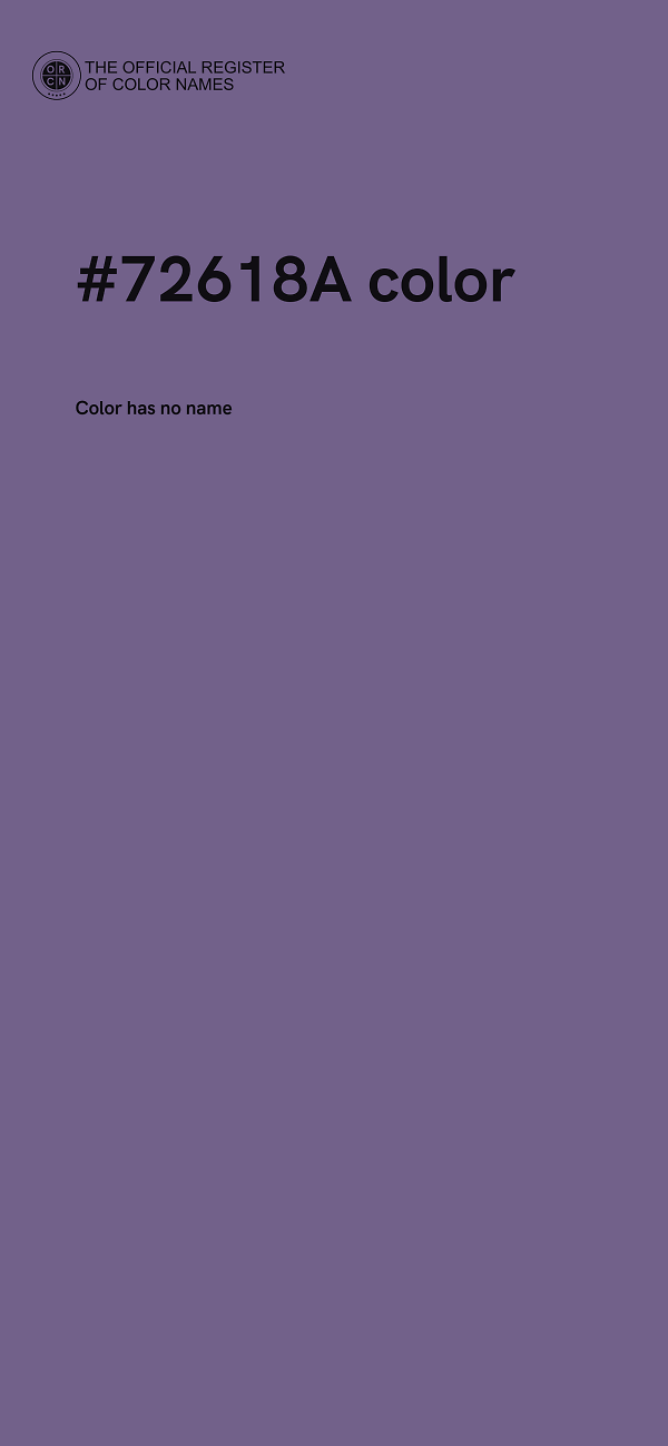 #72618A color image
