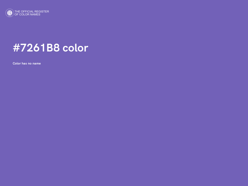 #7261B8 color image