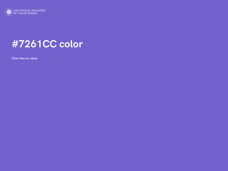 #7261CC color image