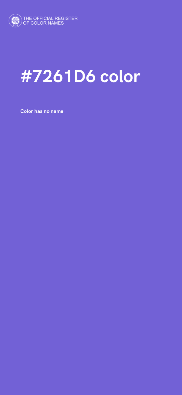 #7261D6 color image