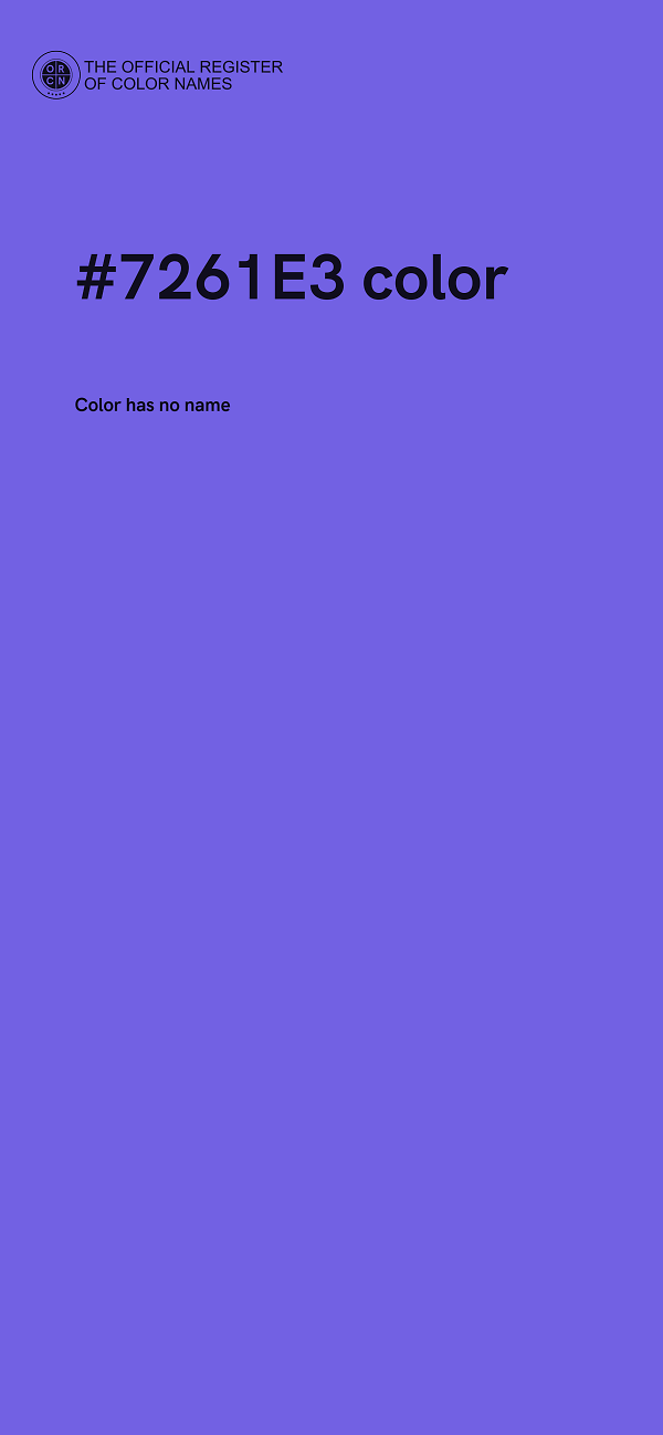 #7261E3 color image
