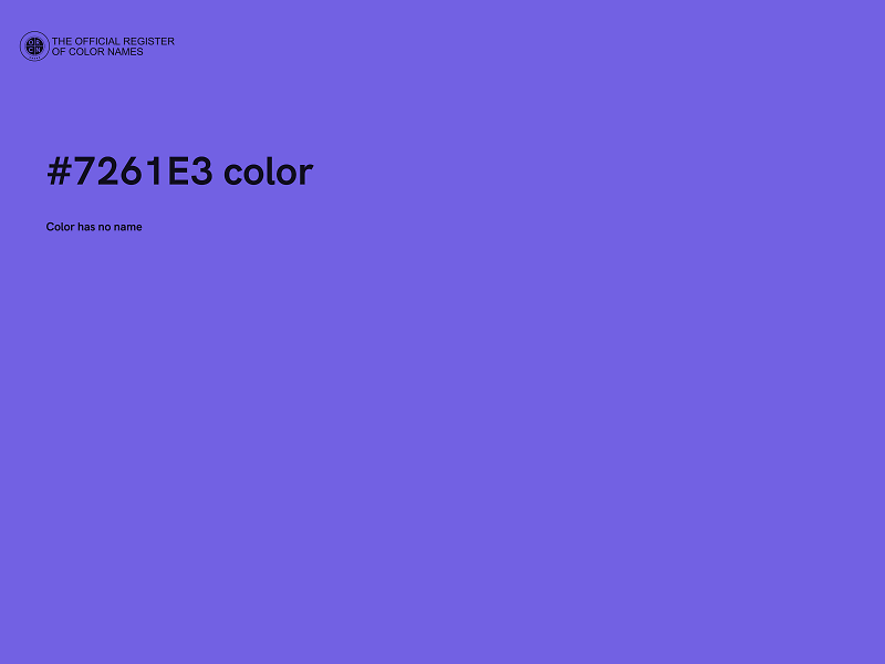 #7261E3 color image