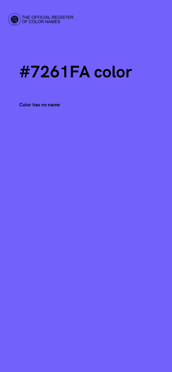 #7261FA color image
