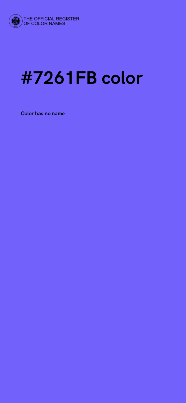 #7261FB color image