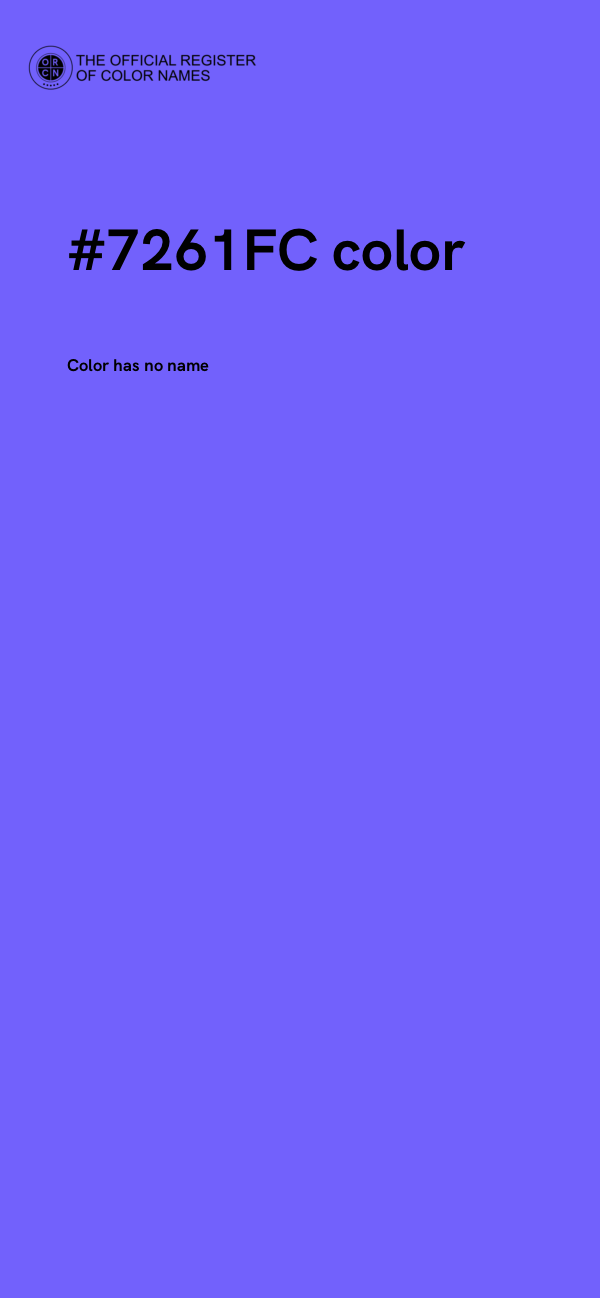 #7261FC color image