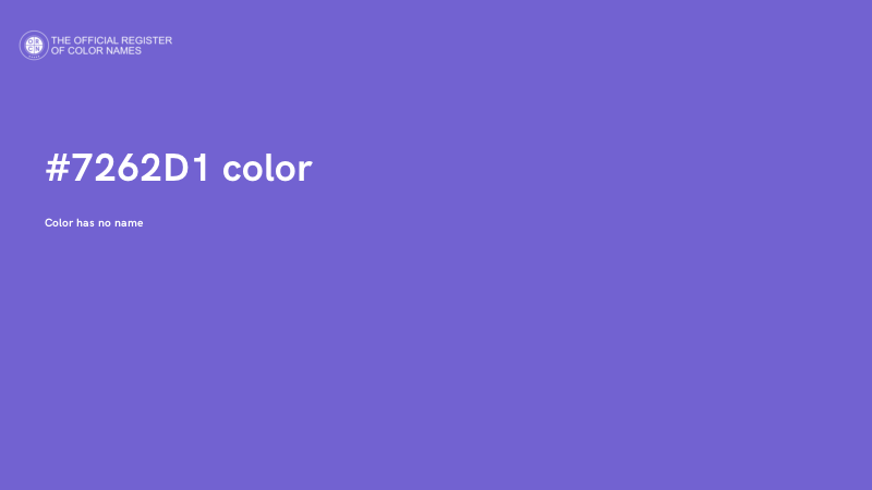 #7262D1 color image