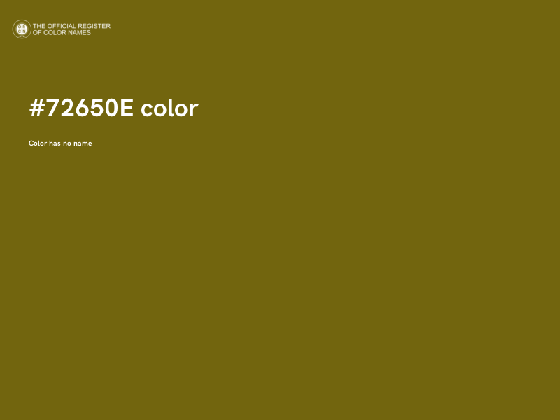 #72650E color image