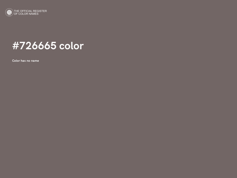#726665 color image