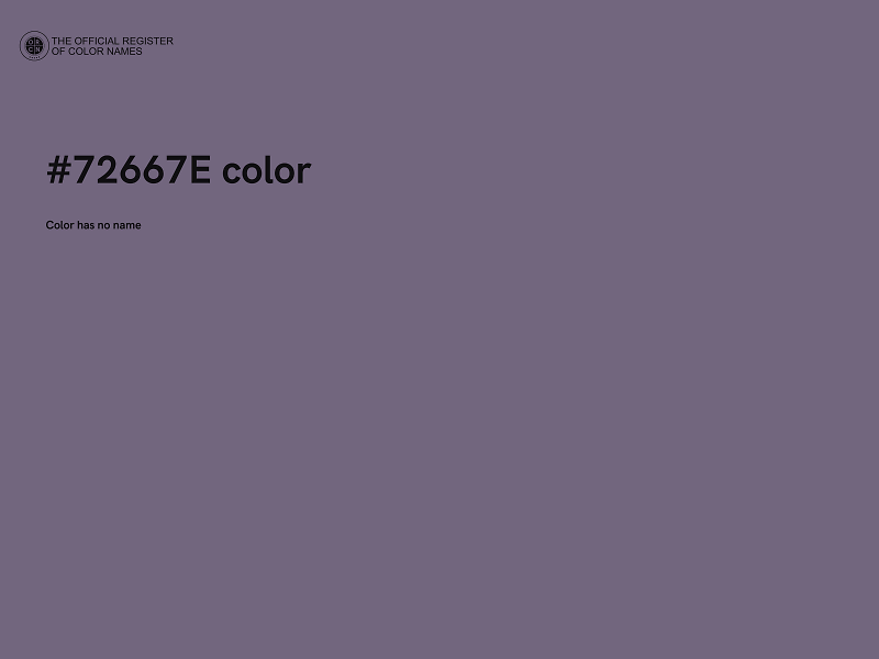 #72667E color image