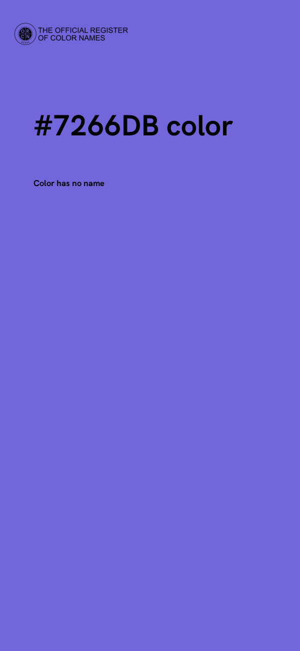 #7266DB color image