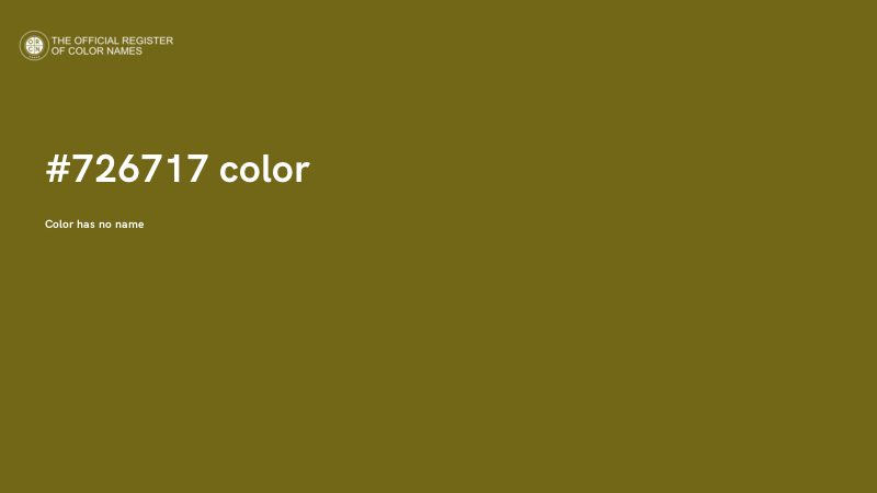 #726717 color image