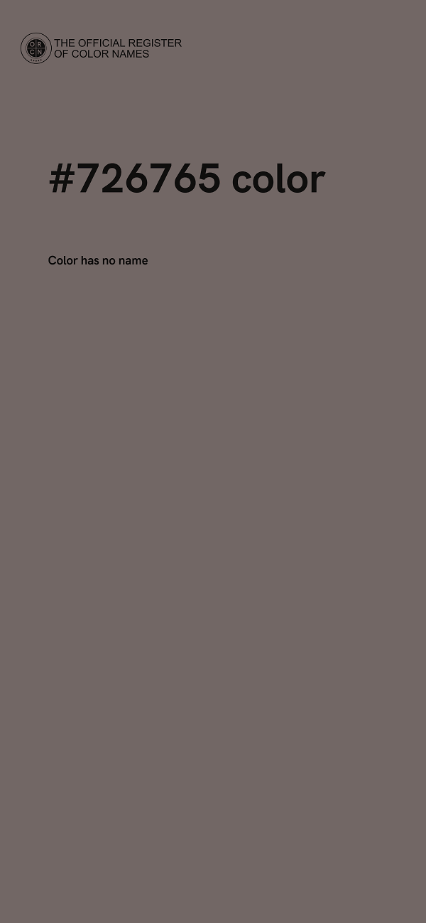 #726765 color image