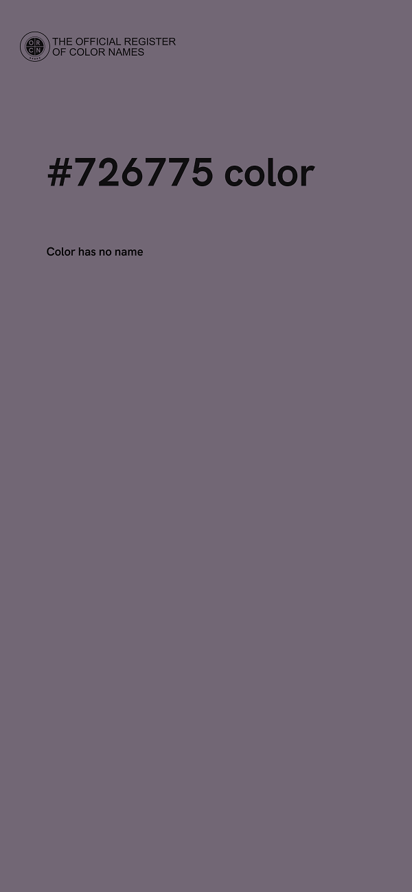 #726775 color image
