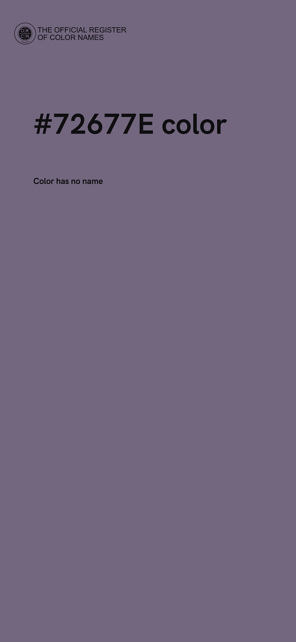 #72677E color image