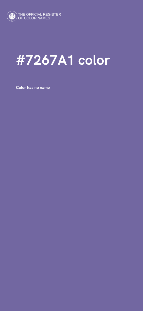 #7267A1 color image
