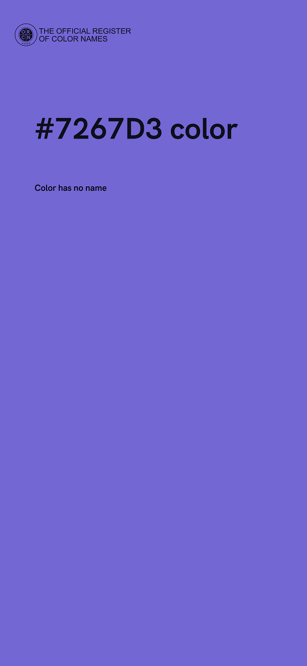#7267D3 color image
