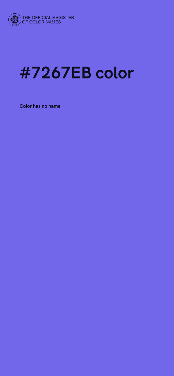 #7267EB color image