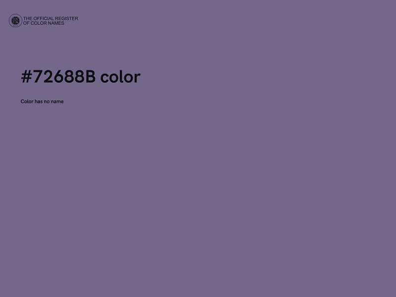 #72688B color image