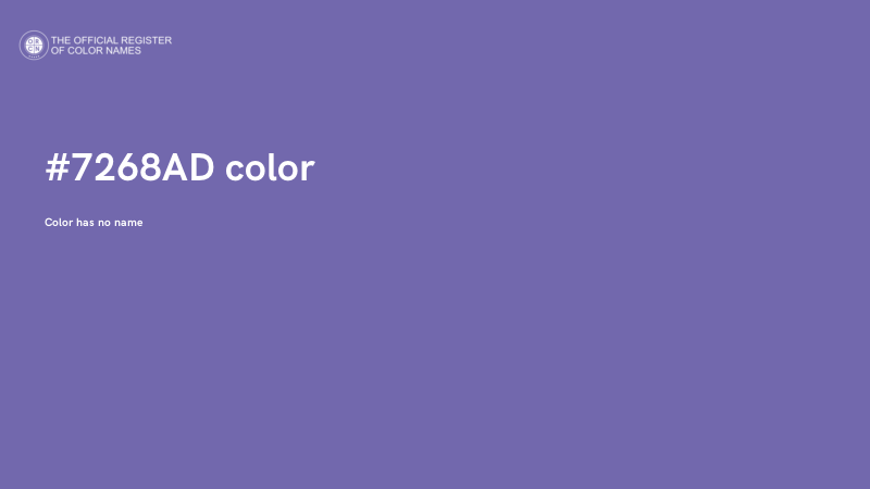 #7268AD color image