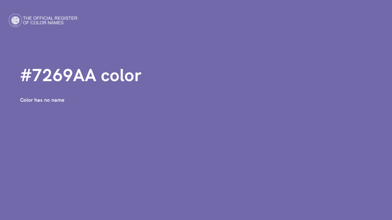 #7269AA color image
