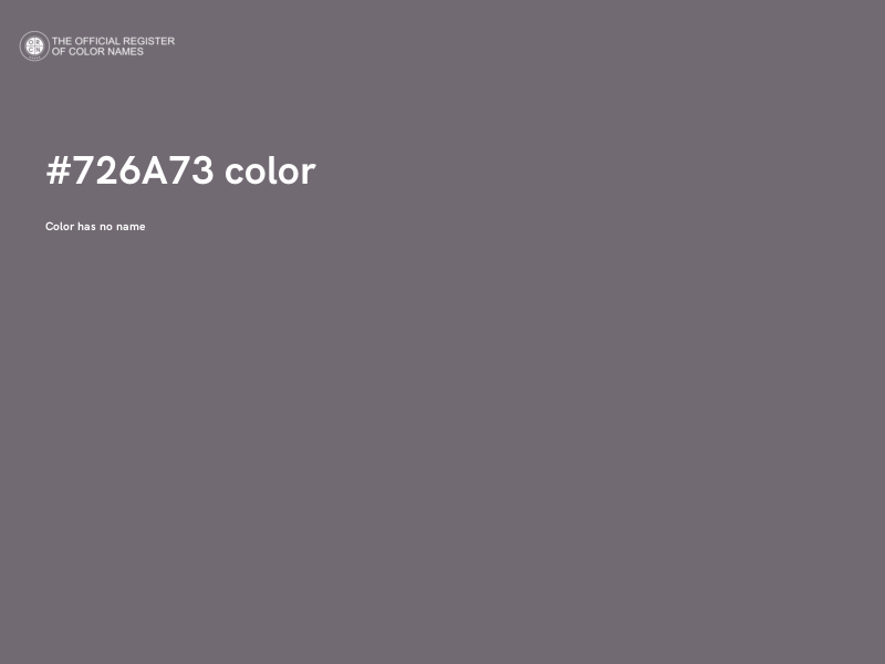 #726A73 color image
