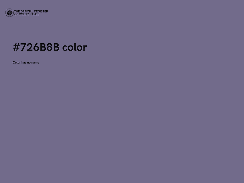 #726B8B color image