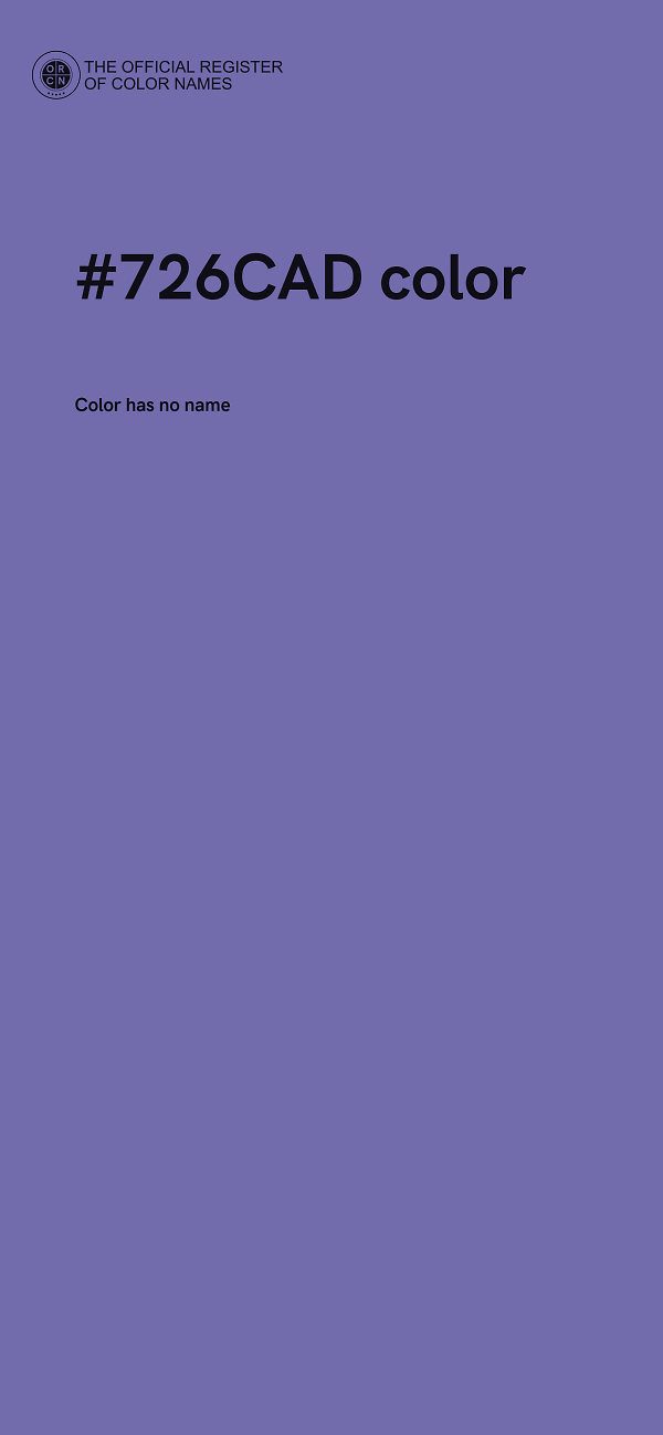 #726CAD color image