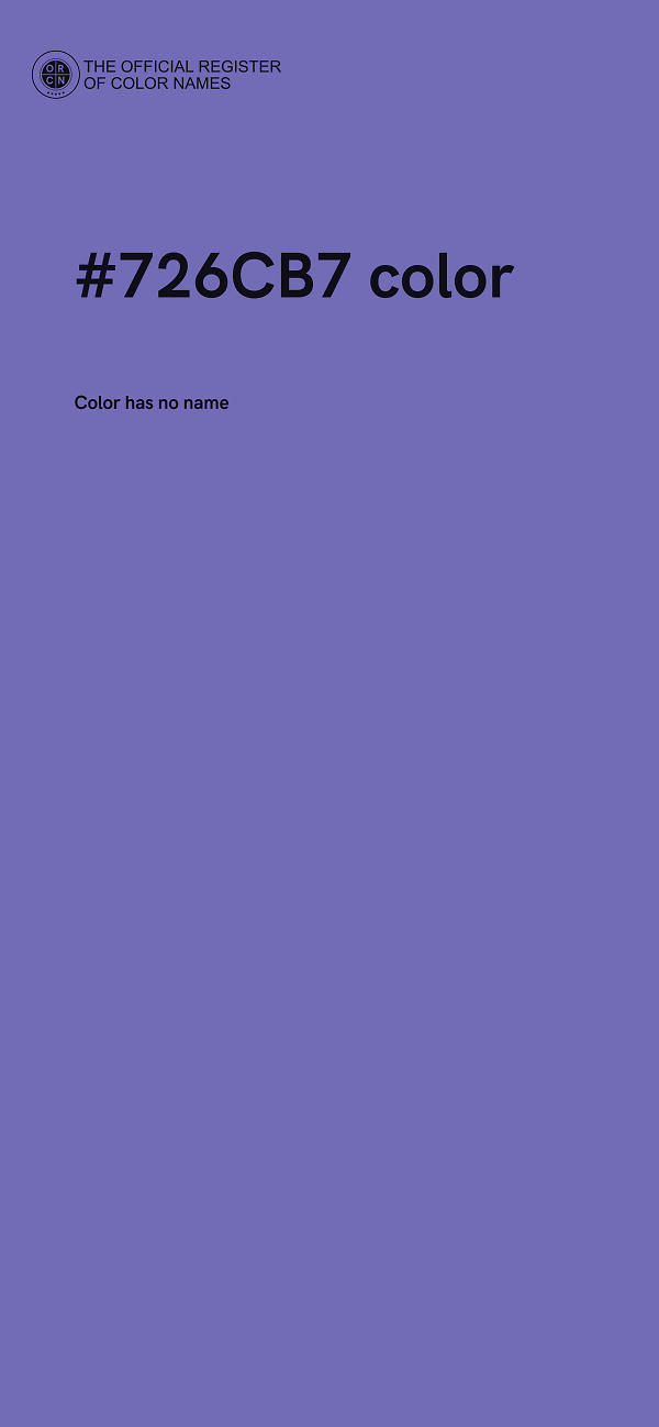 #726CB7 color image