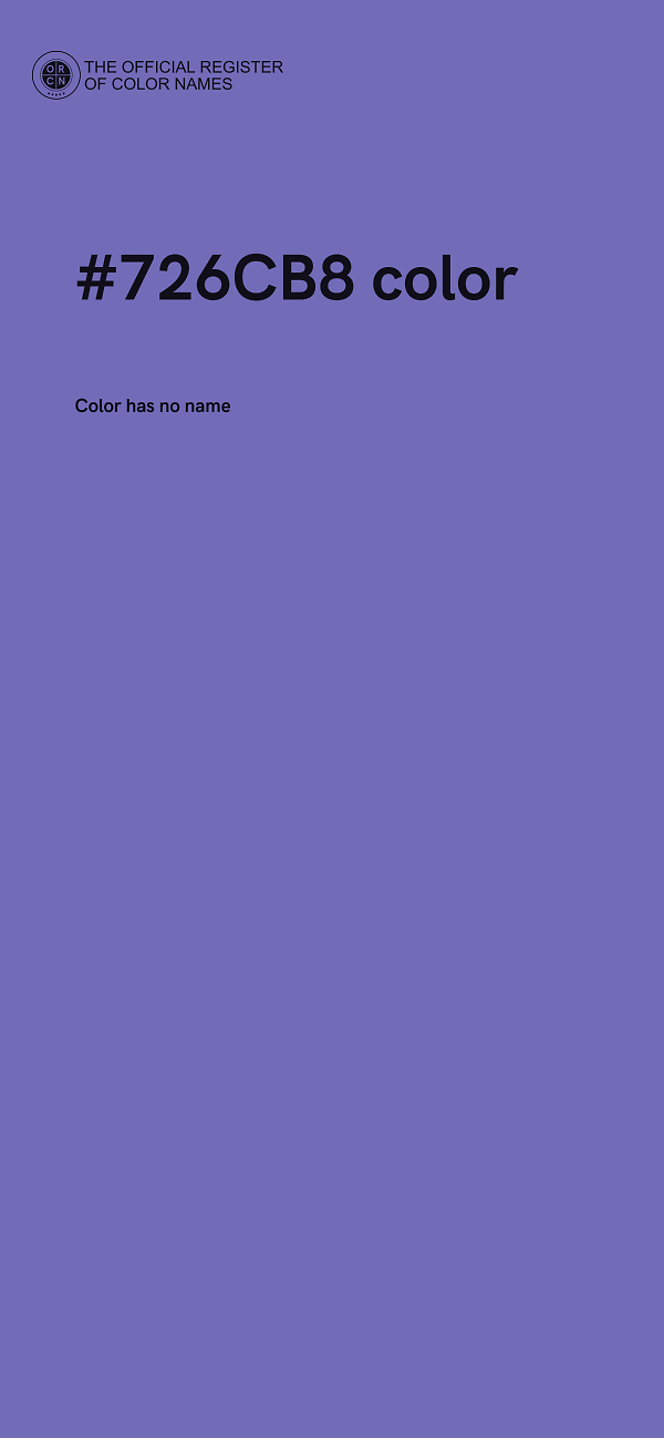 #726CB8 color image