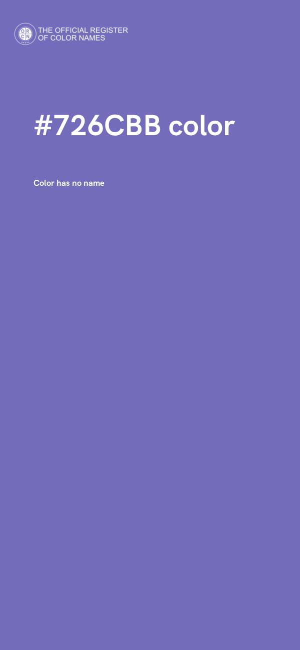 #726CBB color image