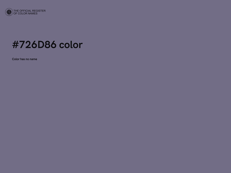 #726D86 color image