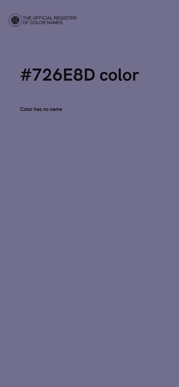 #726E8D color image