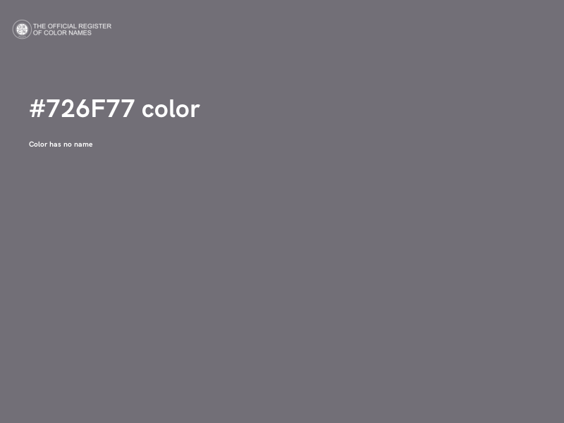 #726F77 color image