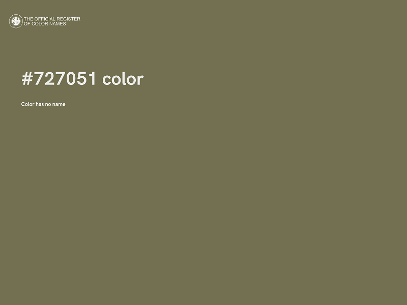 #727051 color image