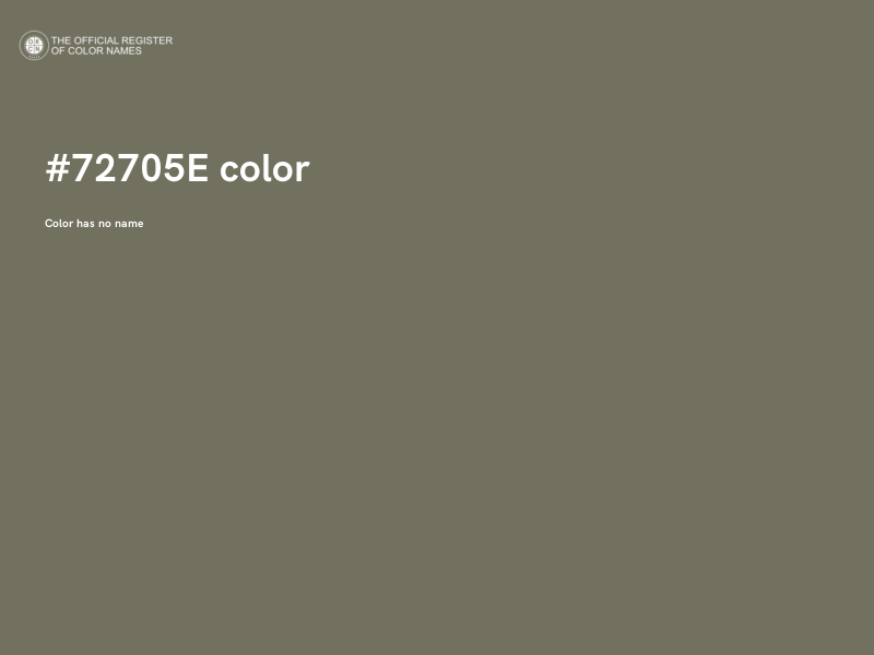 #72705E color image