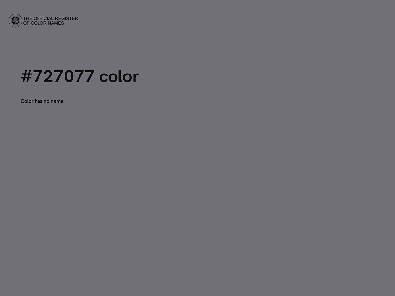 #727077 color image