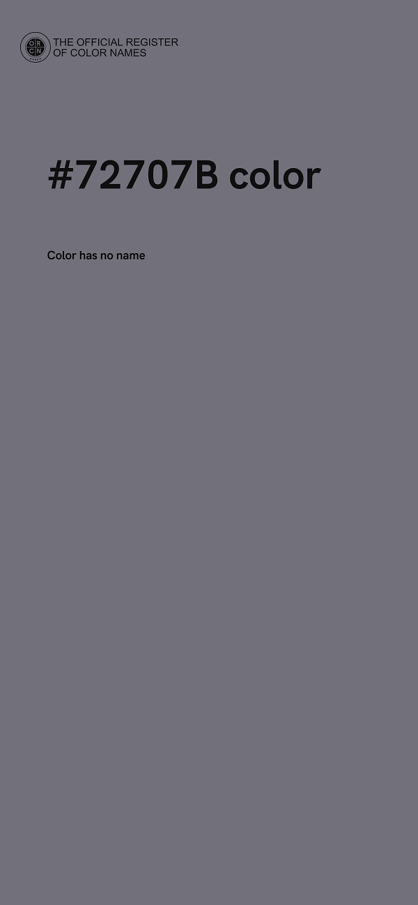 #72707B color image