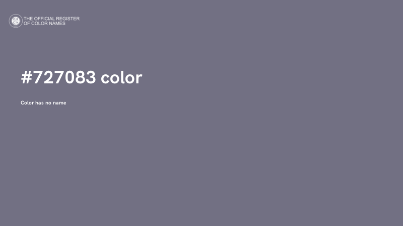 #727083 color image