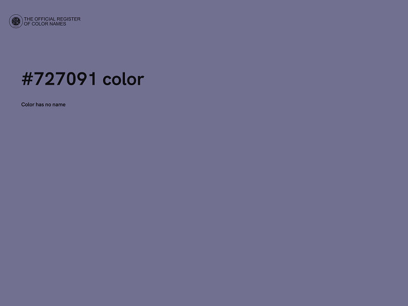 #727091 color image