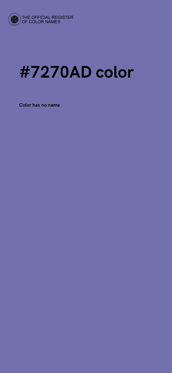 #7270AD color image