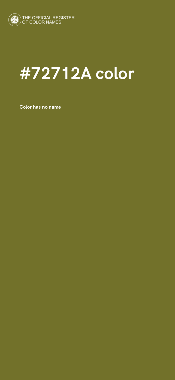 #72712A color image