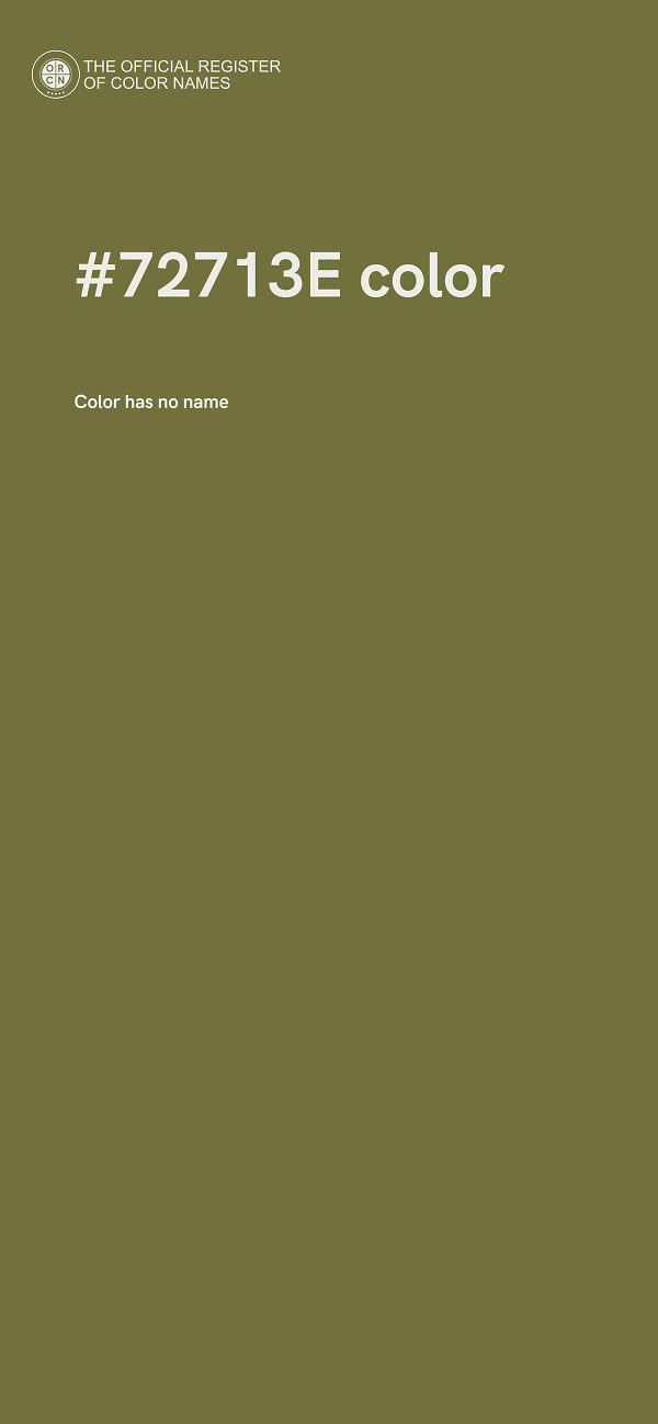 #72713E color image