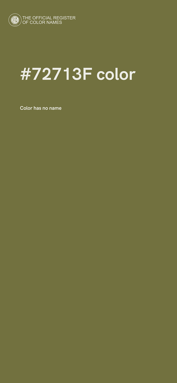 #72713F color image
