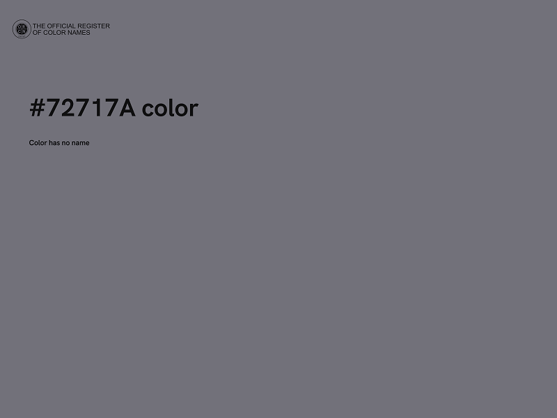 #72717A color image