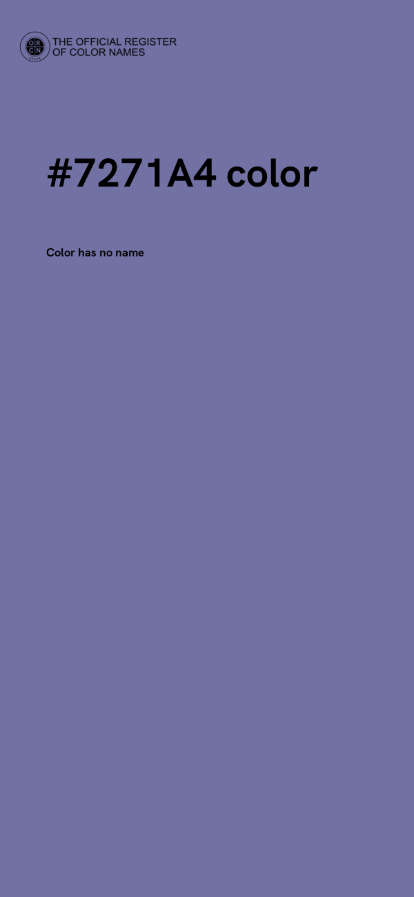 #7271A4 color image
