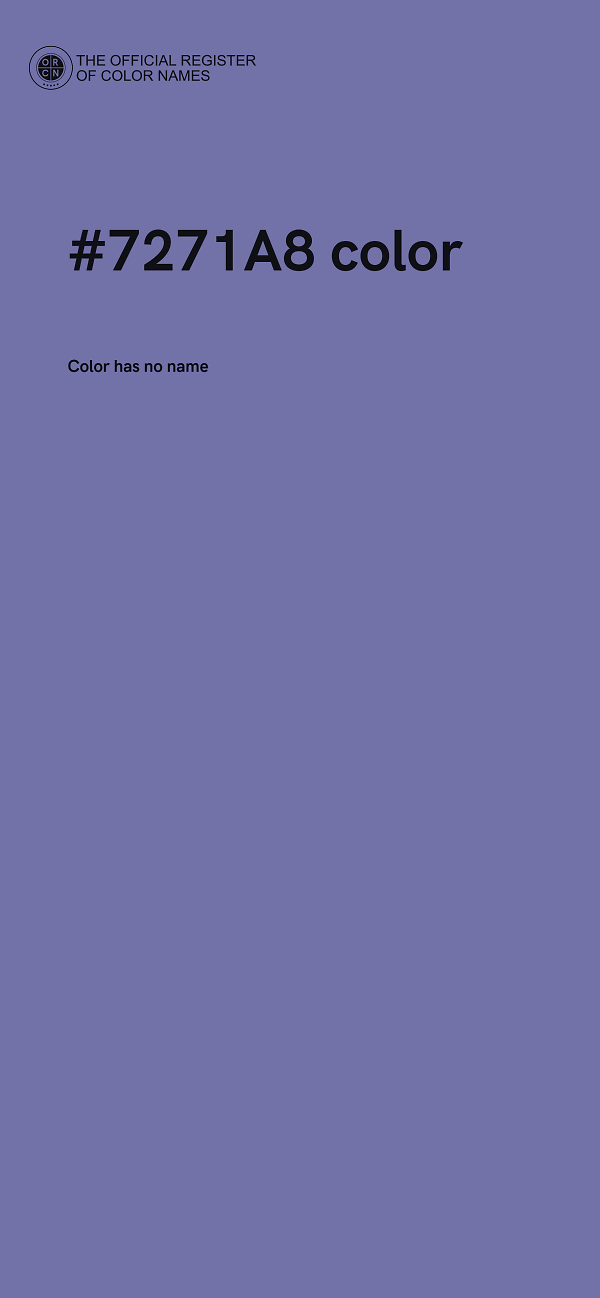 #7271A8 color image